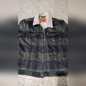 Men's L Levi's plaid jacket
